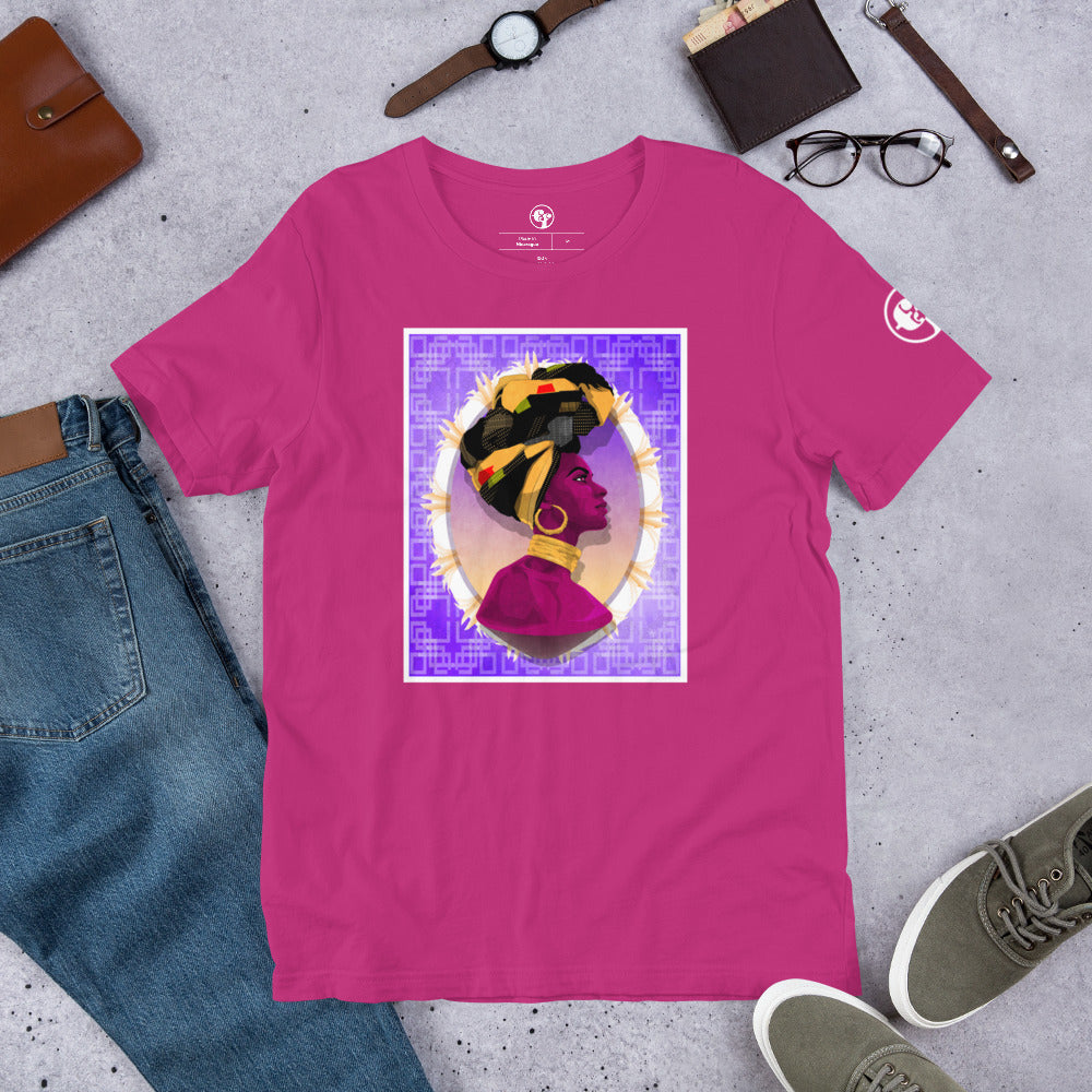 Shapes of Blackness Purple Headwrap T-Shirt