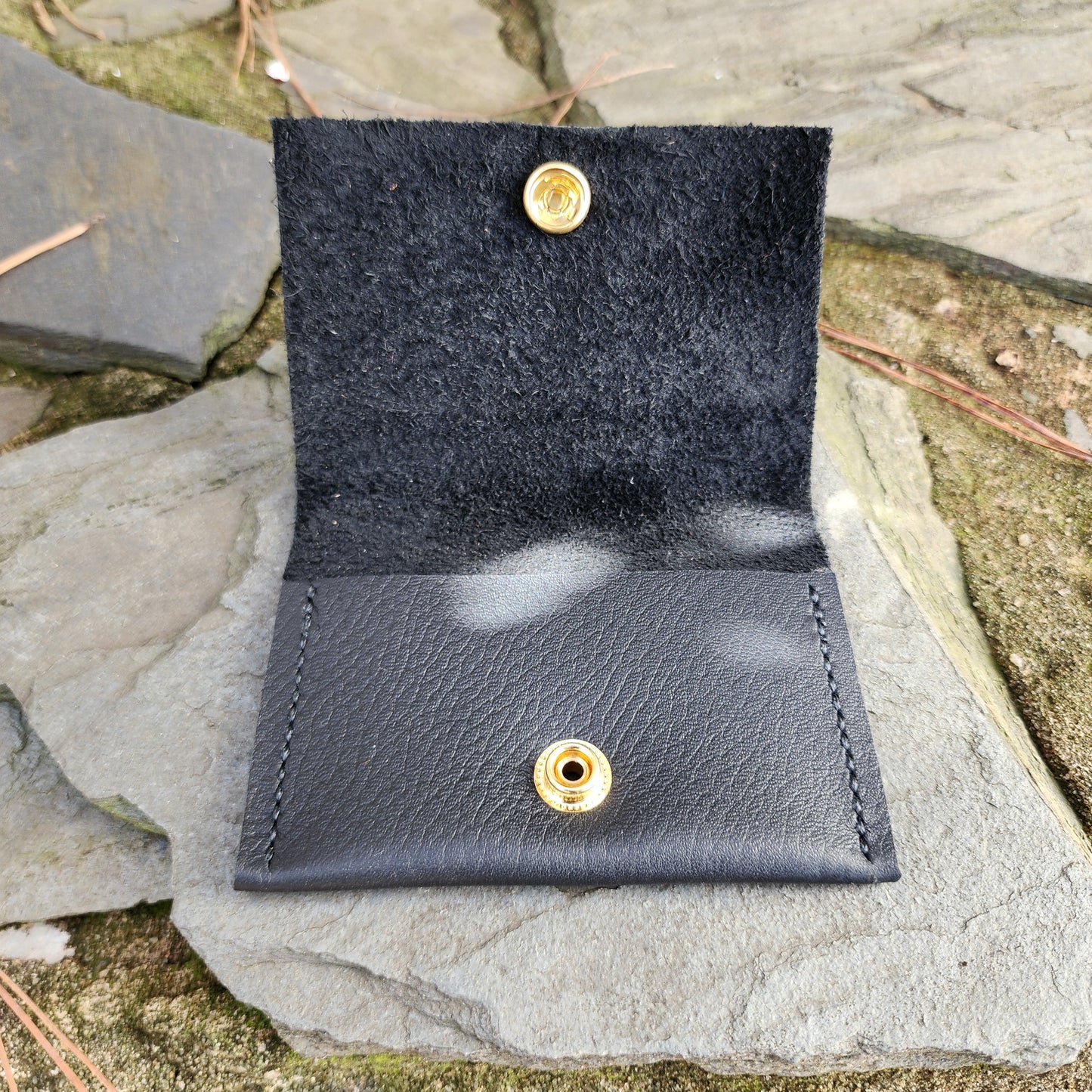 Black Premium Textured Leather Wallet