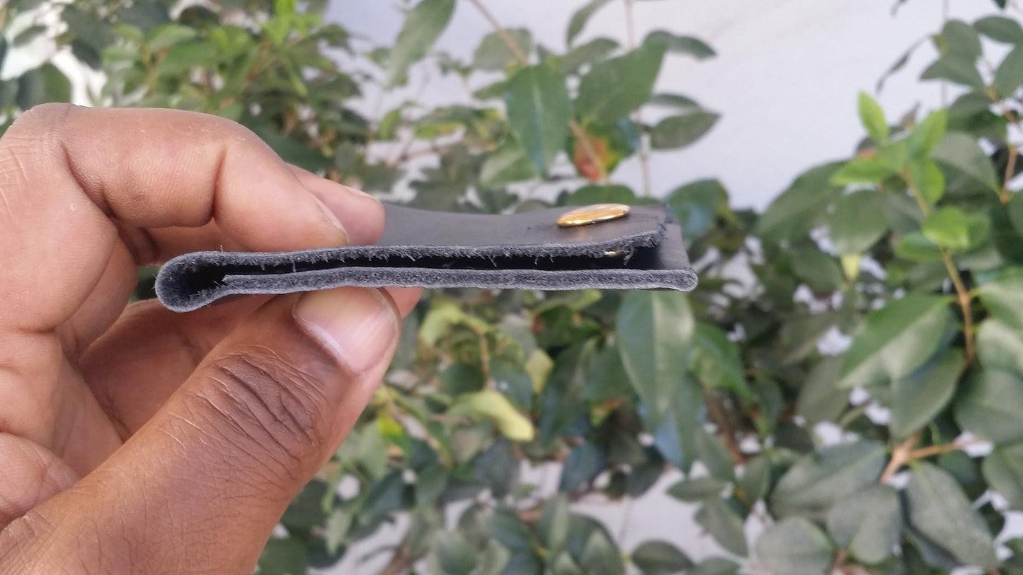 Classic Black Leather Wallet