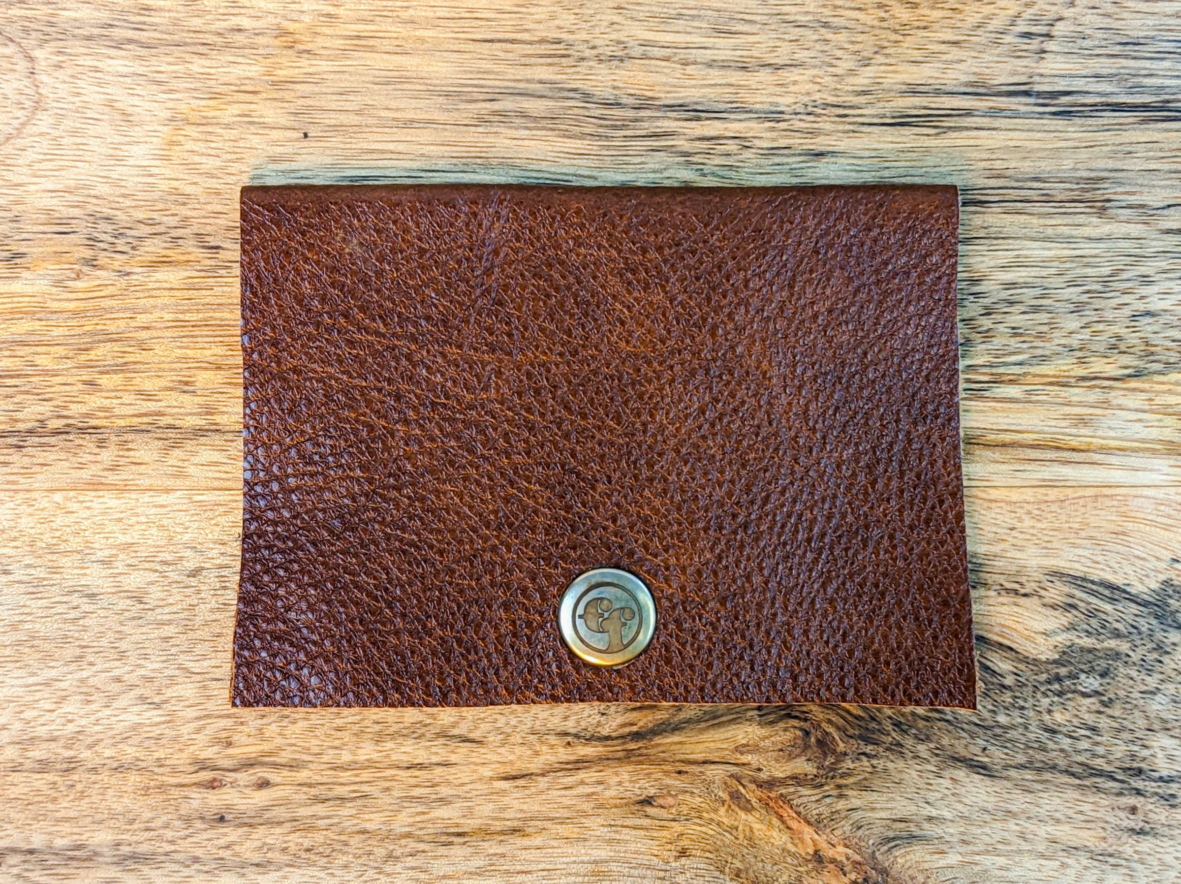 Brown Front Pocket Leather Wallet
