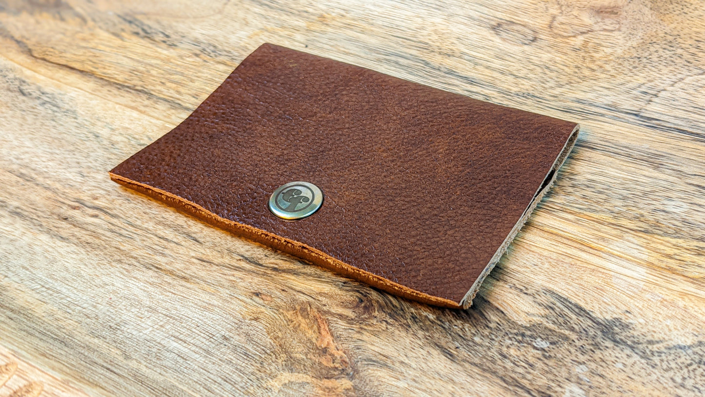Brown Front Pocket Leather Wallet