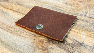 Brown Front Pocket Leather Wallet