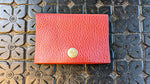 Red Front Pocket Leather Wallet