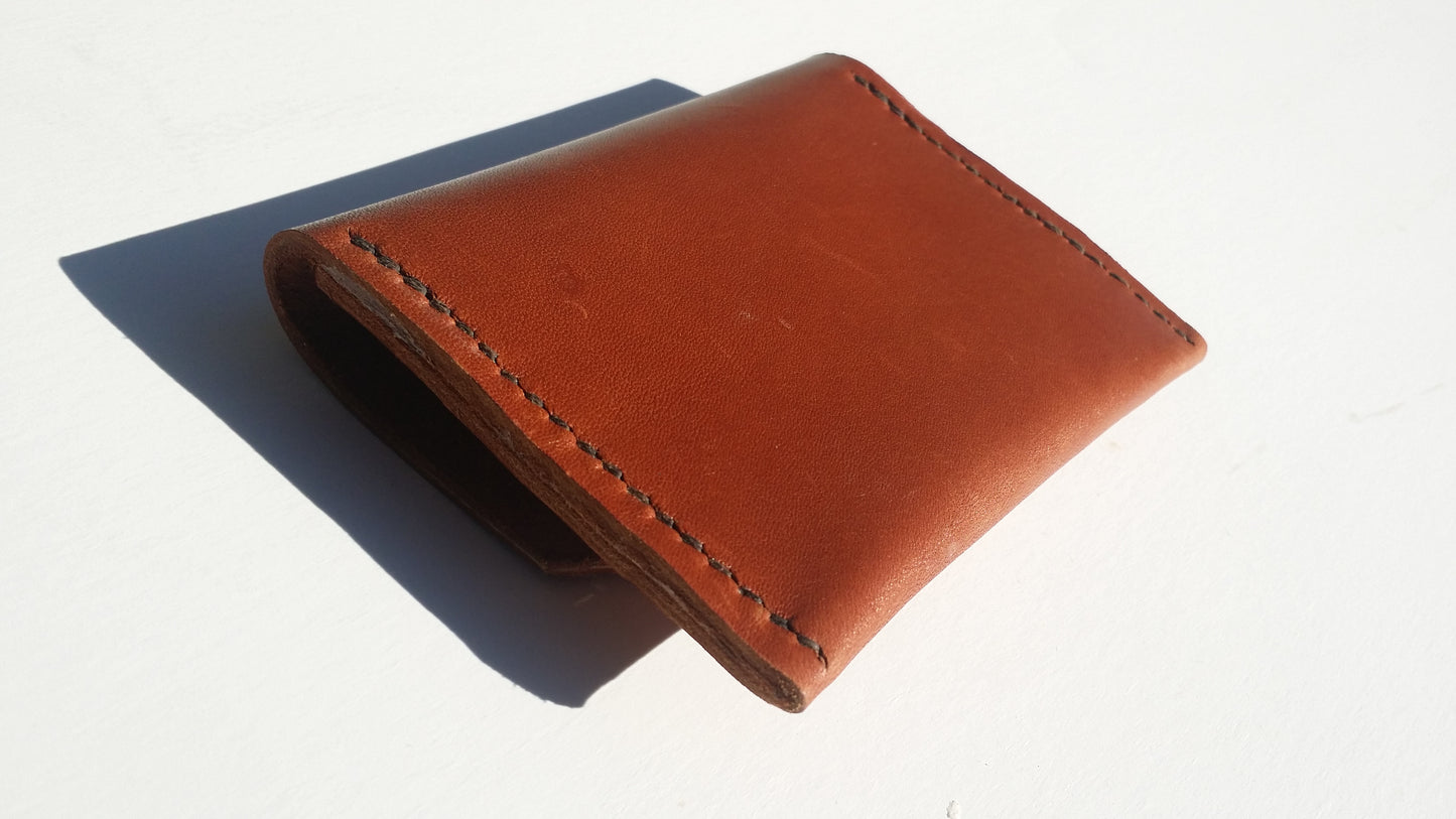 Peanut Butter Brown Premium Leather Wallet With Brown Stitching