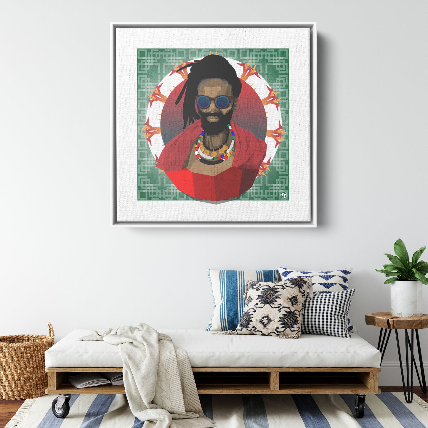 Shapes of Blackness Green Rasta