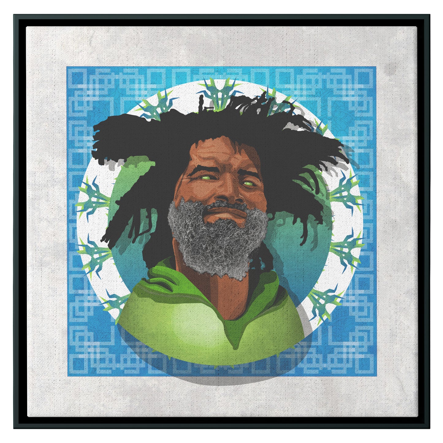 Shapes of Blackness Green Rasta