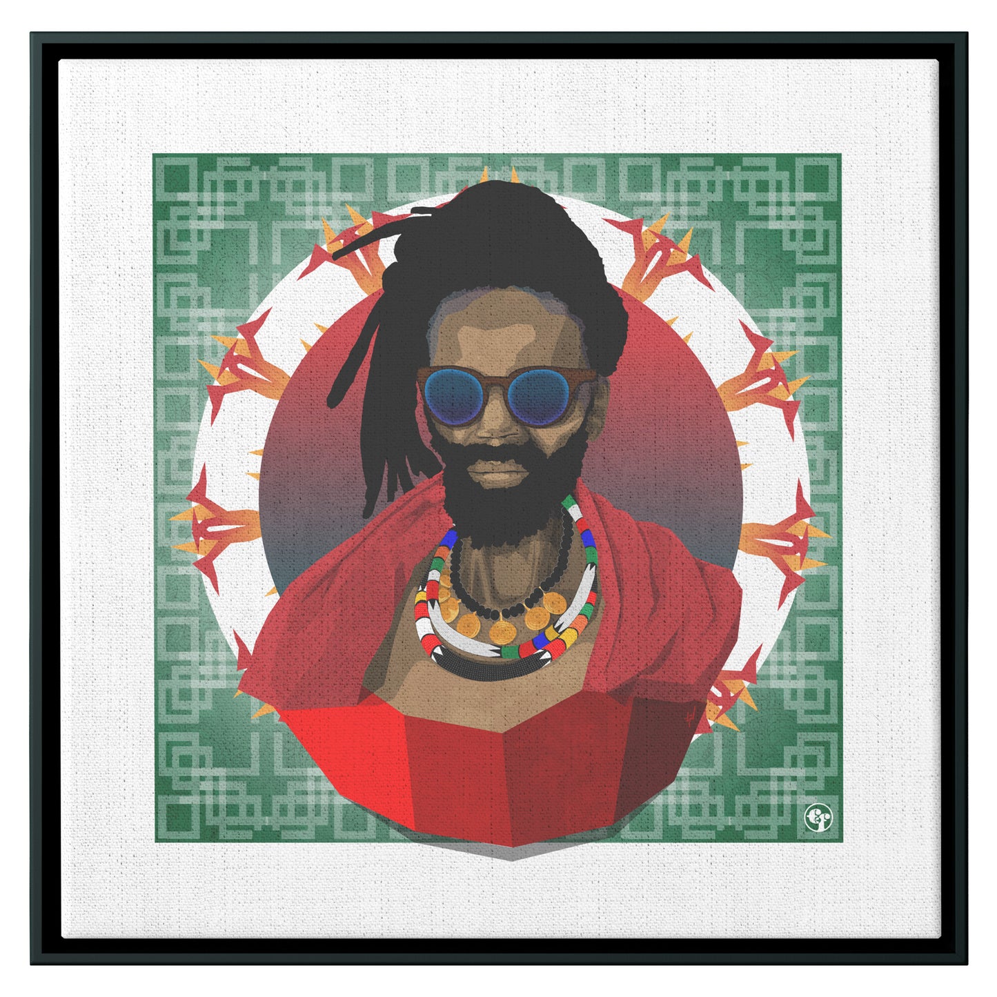Shapes of Blackness Green Rasta