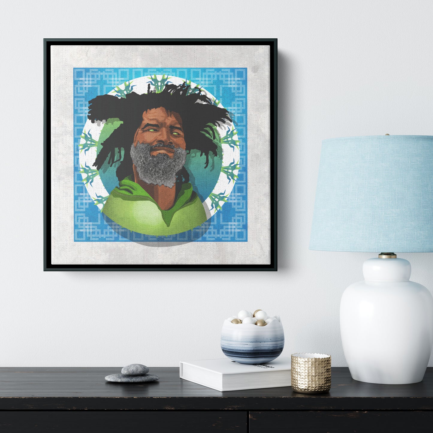Shapes of Blackness Green Rasta