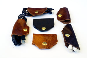 Premium Leather Cord Keepers