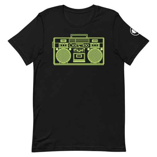 Neon 90s Era BoomBox T-Shirt