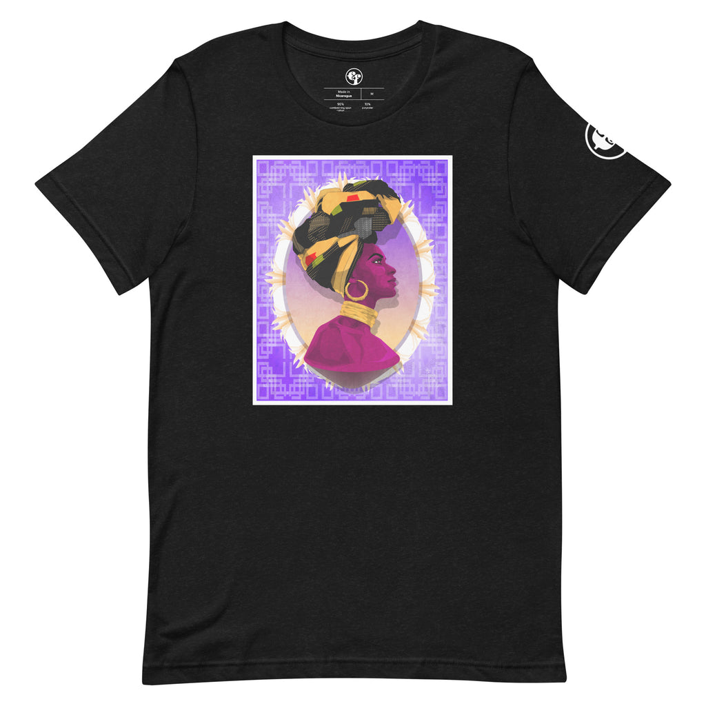 Shapes of Blackness Purple Headwrap T-Shirt