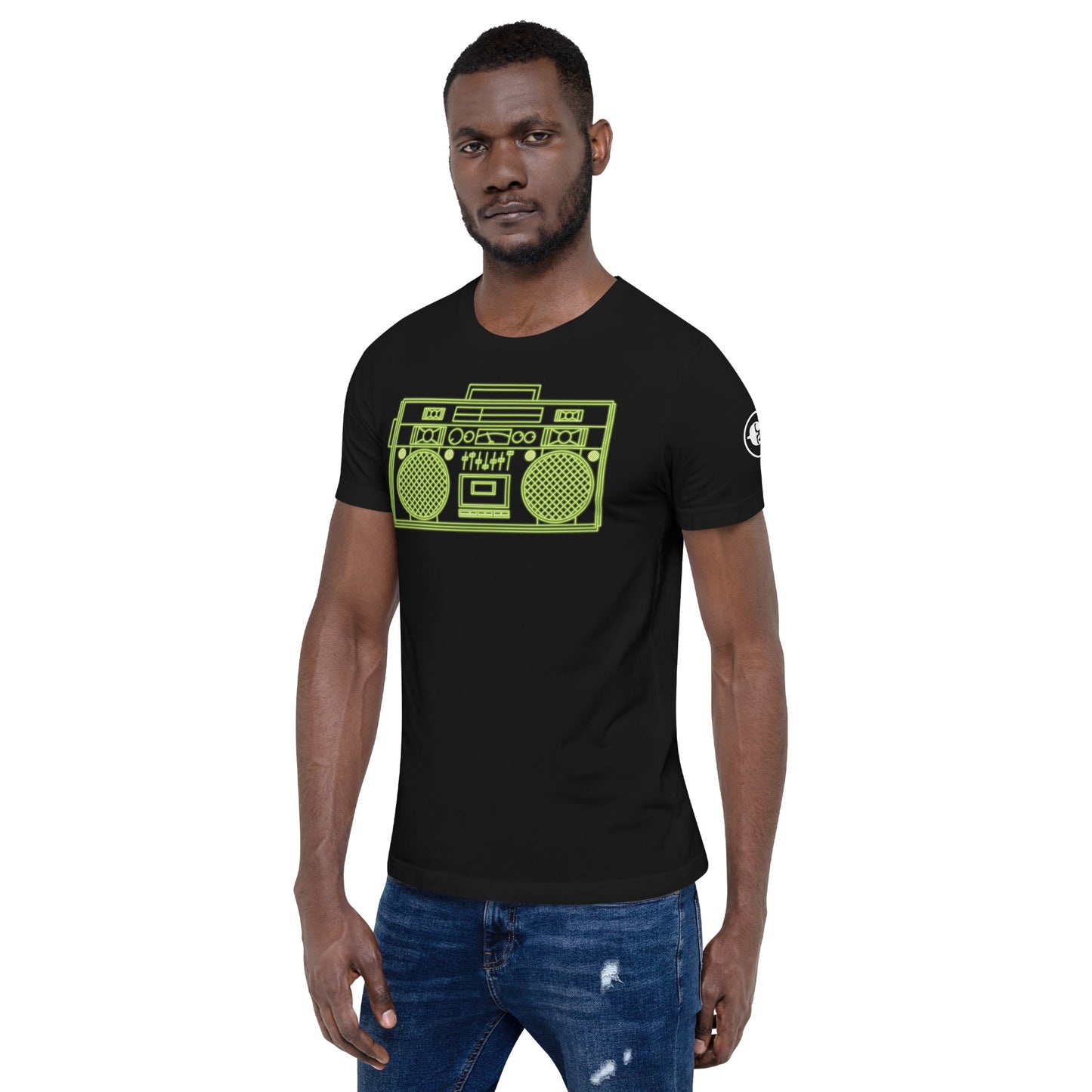 Neon 90s Era BoomBox T-Shirt