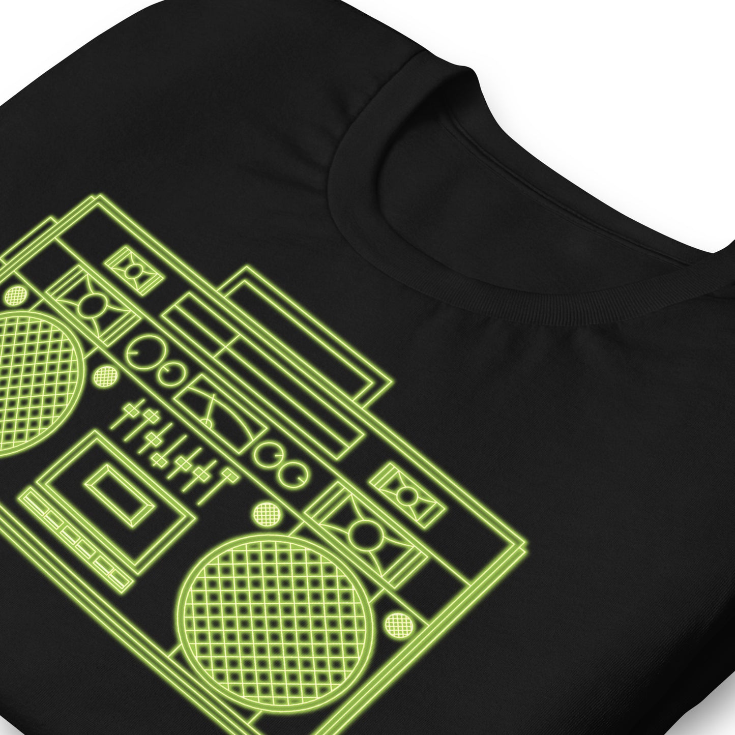 Neon 90s Era BoomBox T-Shirt