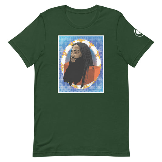 Shapes of Blackness Series Orange Beard T-Shirt
